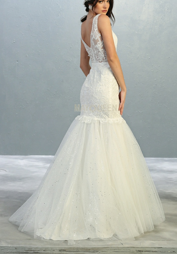 COPY - New mermaid formal wedding dress bridal gown - Picture 4 of 8